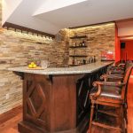 Man Cave Ledger Stone Bar | Monroe NJ | Distinctive Interior Designs