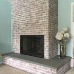 fireplace brick whitewash