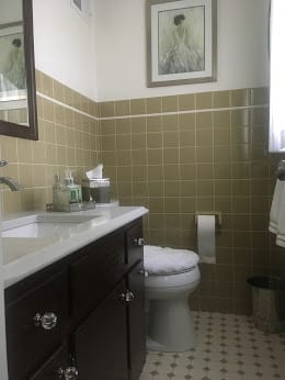 powder room after cabinets specialty painted