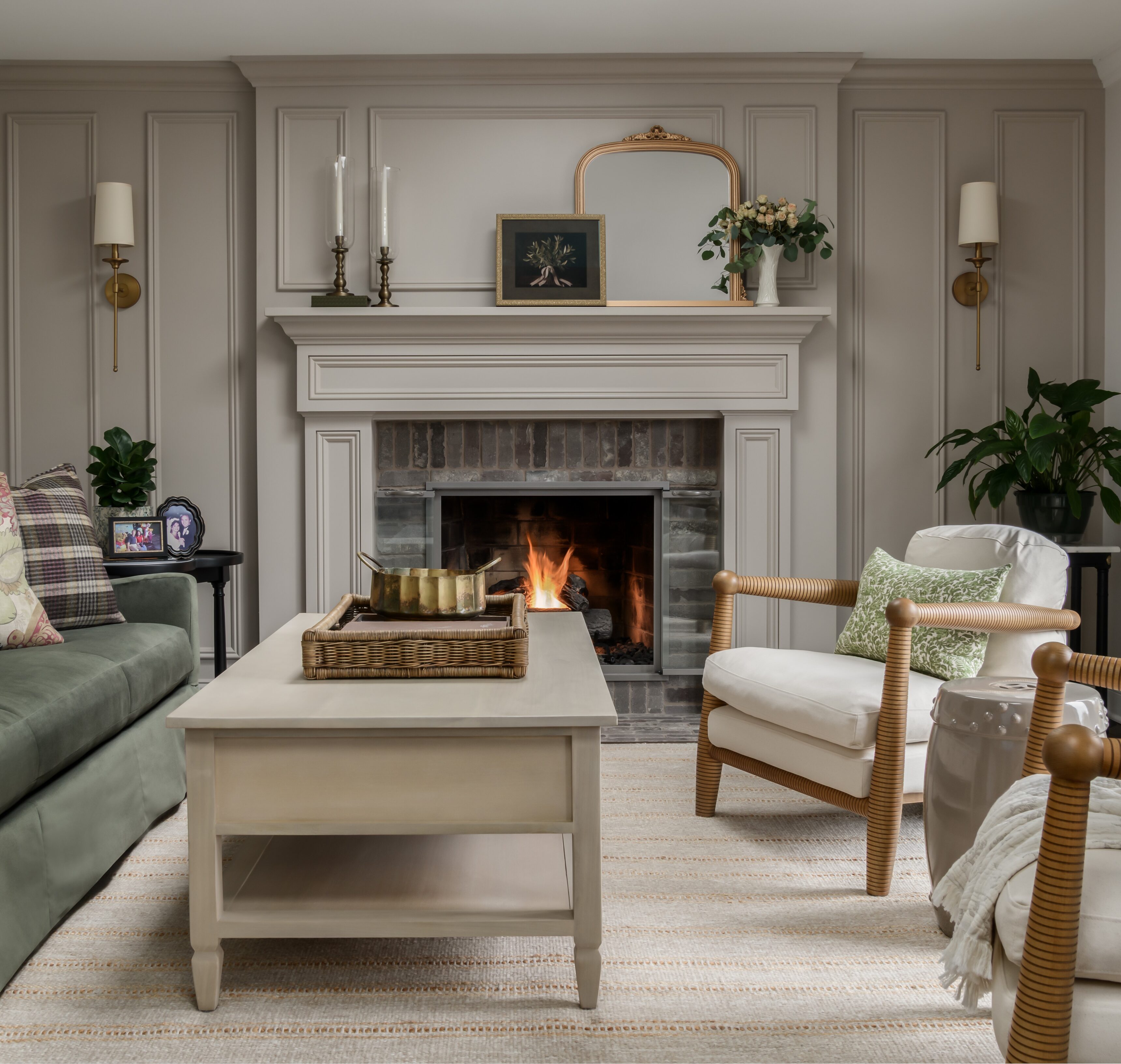 Double saturated custom molding fireplace renovaiton, Marlton, New Jersey